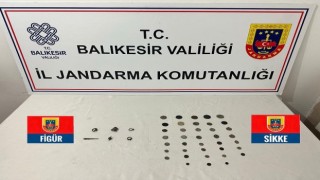 Balıkesirde jandarmadan tarihi eser operasyonu