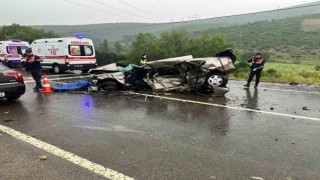 Balıkesirde trafik kazası: 1 ölü, 3 yaralı