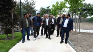 Başkan Başdeğirmen, Millet Bahçesindeki çalışmaları inceledi