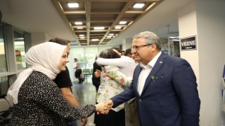Başkan Çerçi belediye personeliyle bayramlaştı
