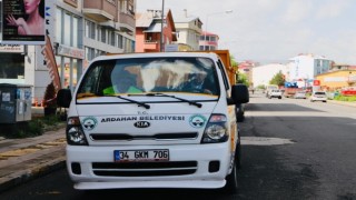 Başkan Demir çöp taksi aracını kulandı