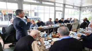 Başkan Şimşek esnafla kahvaltıda buluştu