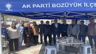Başkan Yıldırım, üye standında partililerle buluştu