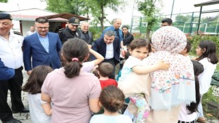 Bayramda depremzedeler unutulmadı
