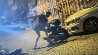 Beşiktaşta bıçaklı trafik kavgasının zanlıları yakalandı: Kavga anları kamerada