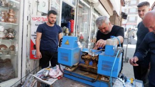 Bıçak bileyicilerde bayram yoğunluğu