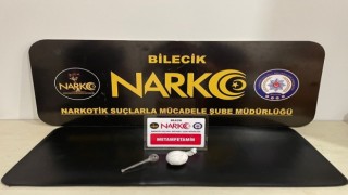 Bilecikte 56,65 gram metamfetamin ele geçirildi