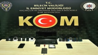 Bilecikte kaçak telefon operasyonu