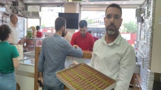 Bingölde tatlıcıların bayram mesaisi