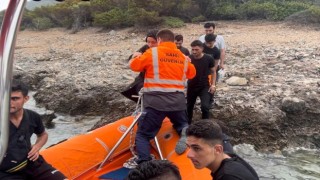 Bodrumda 9 düzensiz göçmen kurtarıldı