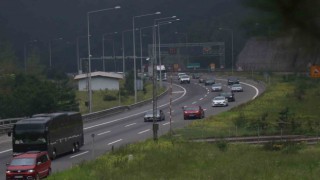 Bolu'da trafik yoğunluğu azaldı