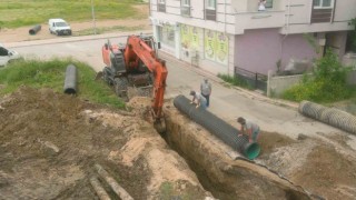 Bozüyükte alt yapı çalışmaları devam ediyor
