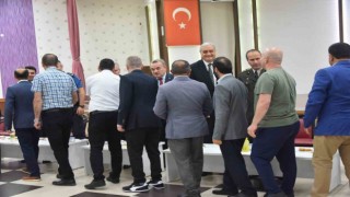 Bozüyükte protokol ve vatandaşlar bayramlaştı