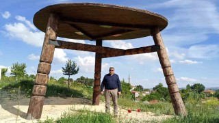 Bu sofra köyde ilgi odağı oldu