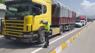 Burdurda 12 araç trafikten men edildi