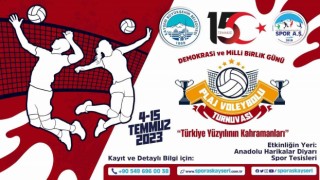 Büyükşehir Spor A.Ş.den 15 Temmuza özel plaj voleybolu turnuvası