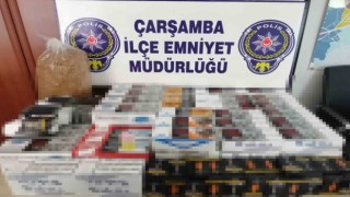 Çarşambada kaçak sigara operasyonu