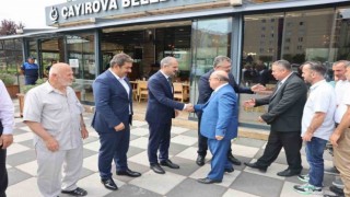 Çayırova protokolü kent bayramlaşmasında buluştu