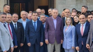 Cumhurbaşkanı Erdoğan bayram namazını Muğlada kıldı