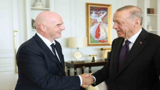 Cumhurbaşkanı Erdoğan, FIFA Başkanı Infantino ile görüştü