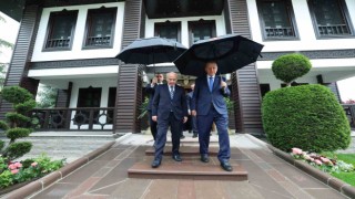 Cumhurbaşkanı Erdoğan, MHP Lideri Bahçeliyi konutunda ziyaret etti