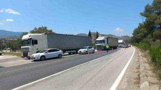 D100 Çorum geçişinde bayram trafiği