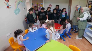 Deprem mağduru çocuklarla buluştular