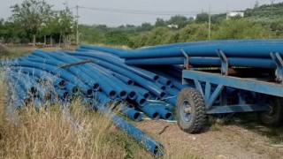 Depremde zarar gören içme suyu hattı yenileniyor
