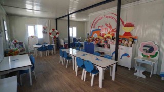 Depremzede çocuklara yeni oyun alanı