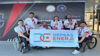 DEPSAŞ Enerji Spor Kulübü, Avrupa Bilek Güreşi Şampiyonasından 16 madalya ile döndü