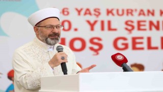 Diyanet İşleri Başkanı Erbaş: “Vatanını, bayrağını seven gençleri yetiştirmenin gayreti içerisindeyiz”