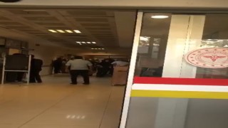 Doktoru darp edip, hastaneyi birbirine kattılar