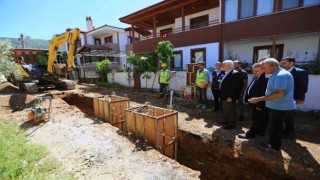 Düğerek Mahallesinde alt yapı çalışmaları devam ediyor