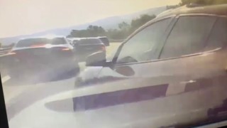Düzcede 7 aracın karıştığı zincirleme kaza kamerada