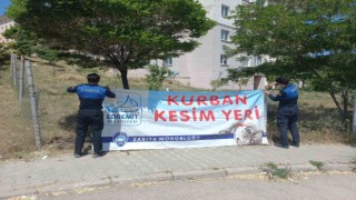 Edremitte kurban kesim yerleri belirlendi
