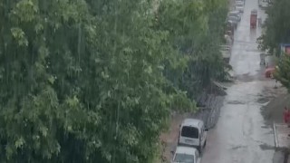Elazığda sağanak etkili oldu