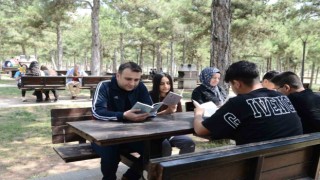 Elazığda spor ve kitap okuma etkinliği yapıldı