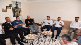 Emette şehit aileleri ve gaziler ziyaret edildi