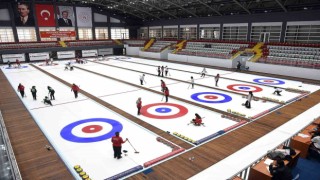 Erzurumda Curling heyecanı