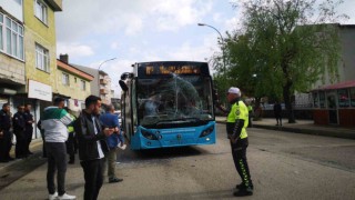 Erzurumda iki otobüs çarpıştı: 12 yaralı