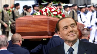 Eski Başbakanlardan Silvio Berlusconi son yolculuğuna uğurlanıyor