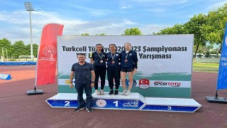 Eskişehirli genç atlet Türkiye Şampiyonasında birinci oldu