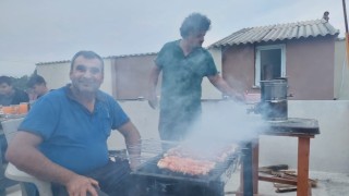 EYT’den emekli olan adam mutluluğunu kurban keserek kutladı