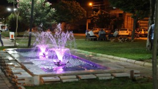 Eyyübiye parklarında görsel şölen