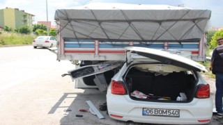 Anne ve kızını faci kaza ayırdı