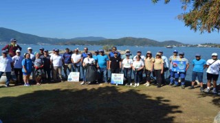 Fethiye Kuş Cennetinde temizlik etkinliği yapıldı