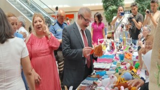 Fethiyede huzurevi sakinleri hünerlerini sergiledi