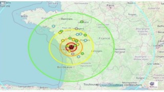 Fransadaki 5.8lik depremde binalar hasar gördü