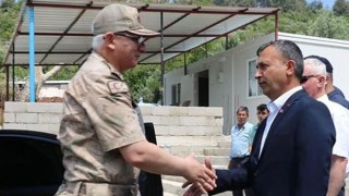 Gazi Kaba’ya Albay Altundarak’tan ziyaret