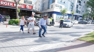 Gazipaşada kask uygulaması yapıldı